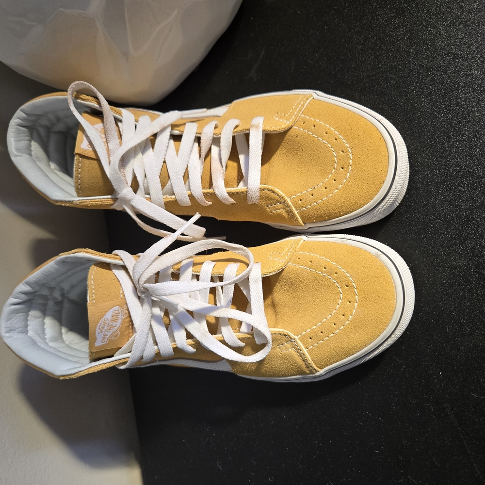Vans Kids Mustard High-Top Sneakers